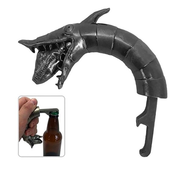 Beetlejuice Sandworm Bottle Opener By Factory  Cast Metal  Sturdy Heavy Duty Des - Picture 11 of 12